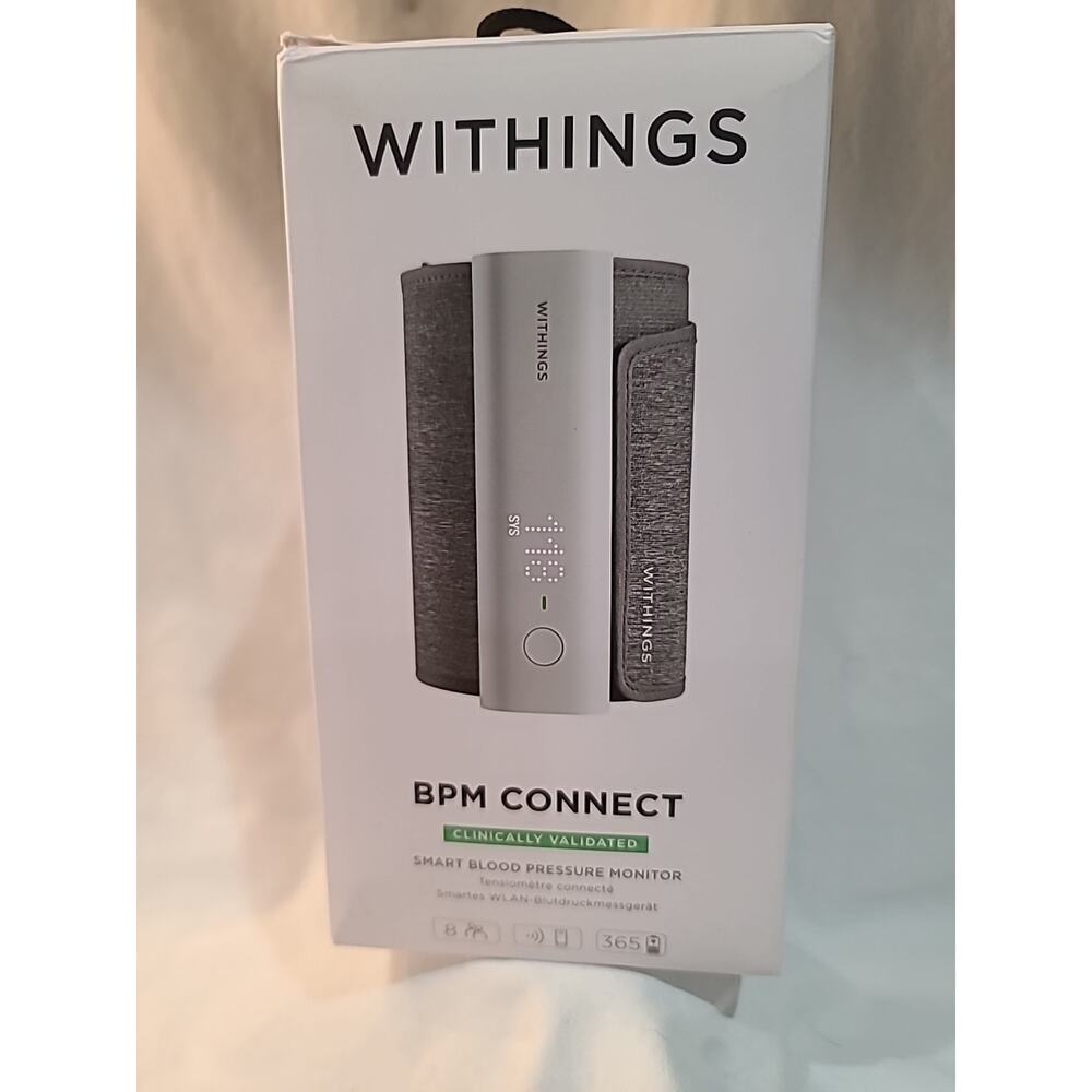 Withings BPM Connect - Smart Wi-Fi Blood Pressure Monitor in Gray